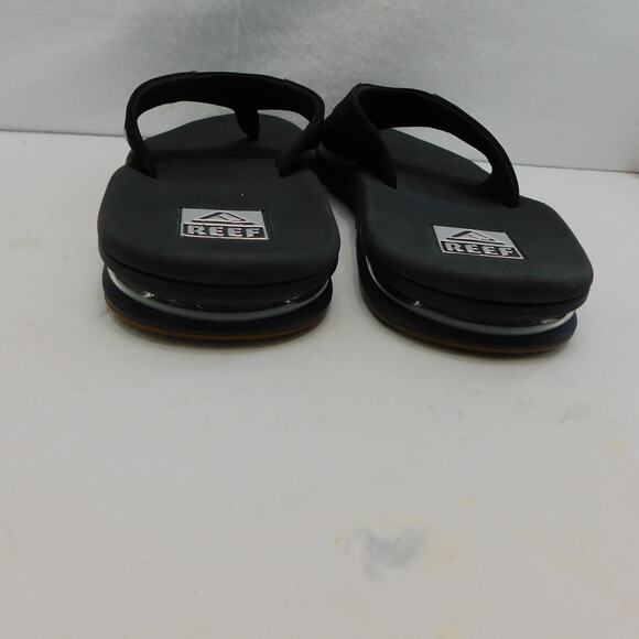 Reef Black Men's Fanning Flip Flop  with Bottle Opener Size 12 New - Picture 7 of 15